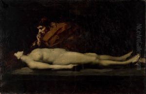The Levite of Ephraim and His Dead Wife by Jean-Jacques Henner