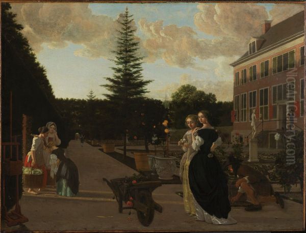 Scene in a Formal Garden - view 1