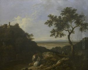 Tivoli-Temple of the Sibyl and the Campagna by Richard Wilson