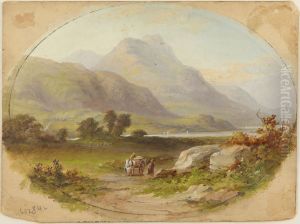 Mountainous Landscape by Branwell Bronte