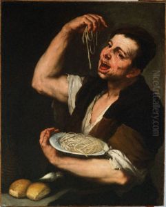 Allegory of Taste downs by Luca Giordano