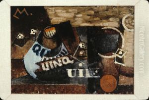 Still Life with Matches (Le Pyrogene Quinquina) by Louis Marcoussis