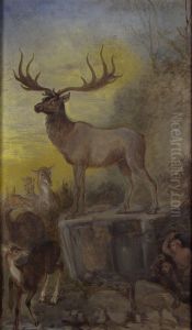 Irish Elk and Palaeolithic Hunter