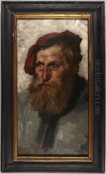 Study of a Man's Head - view 1