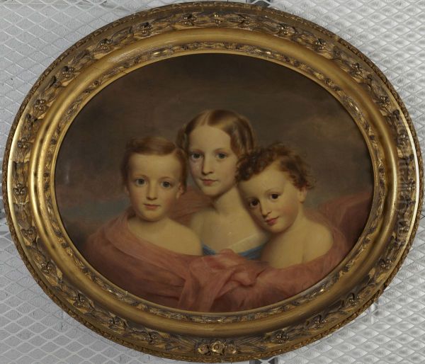 Mary Louise, Clifford, and Frederick Trask - view 1