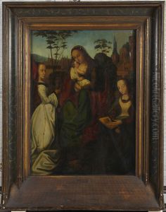Madonna and Child, with Two Saints