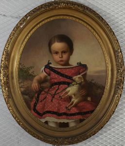 Charles Henry Spitzner as a Young Child by Henry Mosler