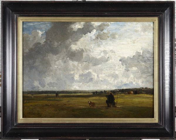 Landscape with Painter at Easel - view 1