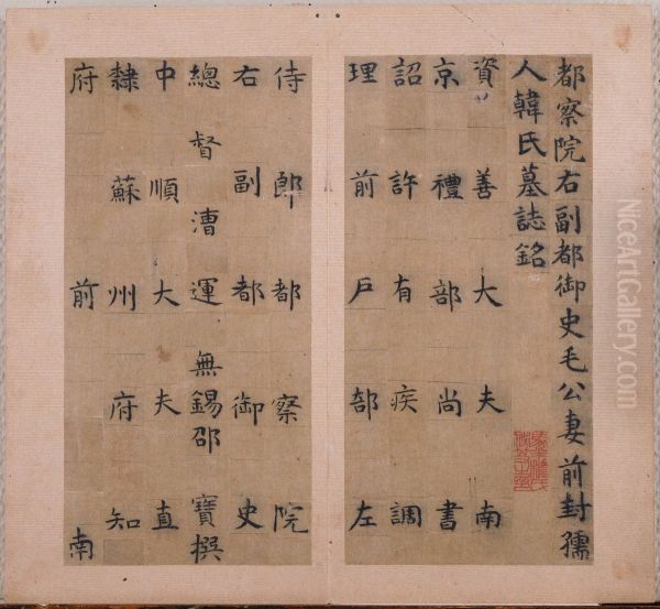 Epitaph for Madam Han (Duchayuan youfudu yushi Mao gong qi qianfeng ruren Han shi muzhiming) - view 1