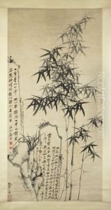 Bamboo, Orchids, and Rocks by Zheng Xie