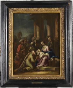 Adoration of the Magi by Sebastiano Conca