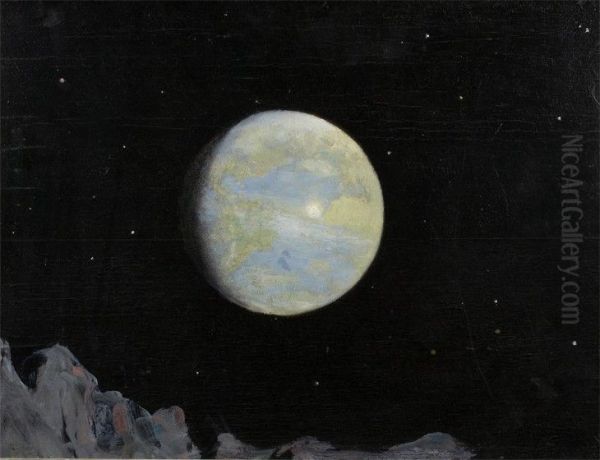 Earth as Seen from the Moon - view 1
