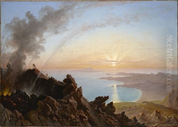 Mount Vesuvius and the Bay of Naples - view 1