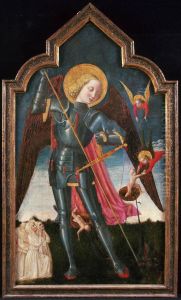 Saint Michael Weighing Souls by Niccolo di Liberatore
