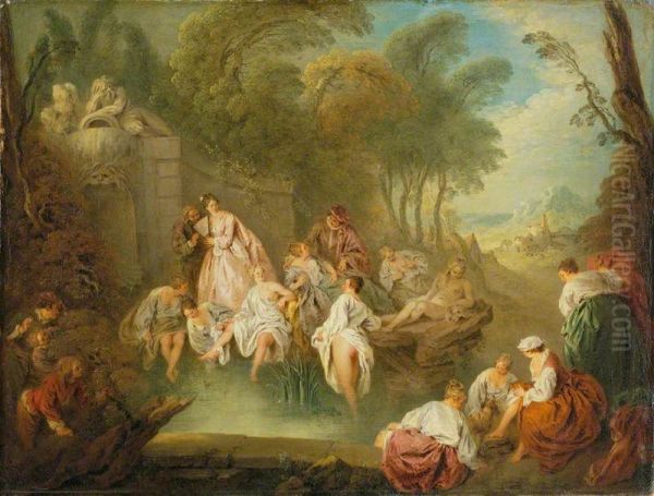 Bathing Party in a Park - view 1