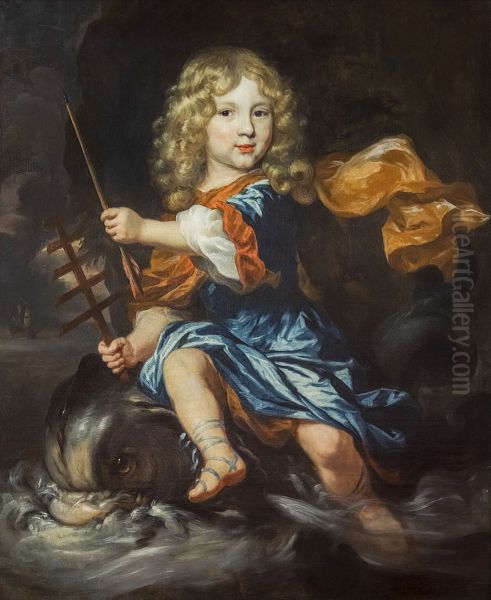 Child and newtFrancais:Enfant et tritonItaliano:Bambino e tritone - view 1