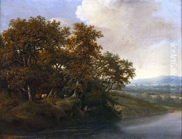 Wooded landscapeFrancais:Paysage boiseItaliano:Paesaggio boscoso - view 1