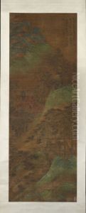Mountains in Spring, Ming style by Wen Zhengming