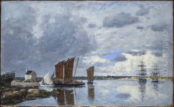 Fishing Boats at Kerhor - view 1