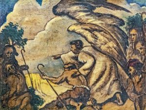 Tobit and the AngelFrancais:Tobie et l'AngeItaliano:Tabia e l'Angelo by Josep Maria Sert