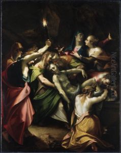 Entombment by Joseph The Elder Heintz