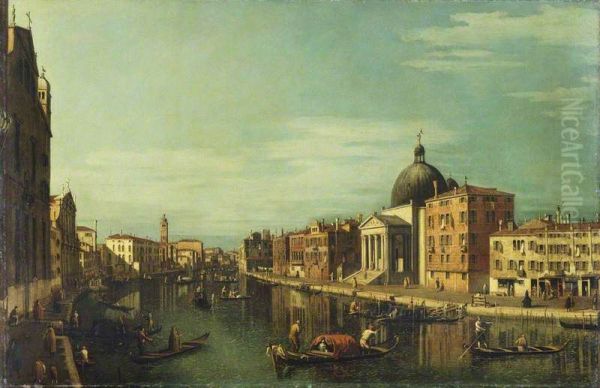 the Grand Canal with San Simeone Piccolo - view 1
