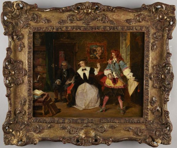 Madame de Maintenon and Scarron - view 1