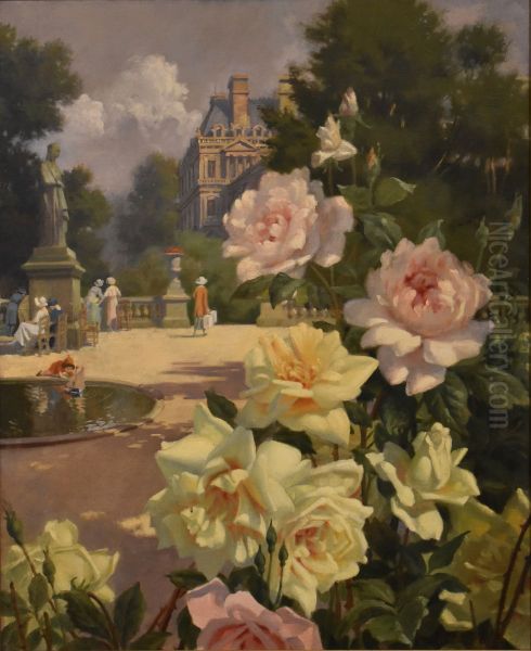 Fleurs et paysage - view 1