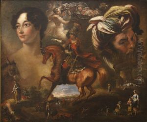 Studies after various hands by Daniel Maclise