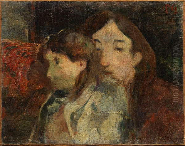 Deux personnages sur un canape, ou Vision d'artiste - view 1