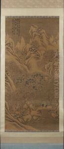 Two Figures under Pine, Ming style by Tang Yin