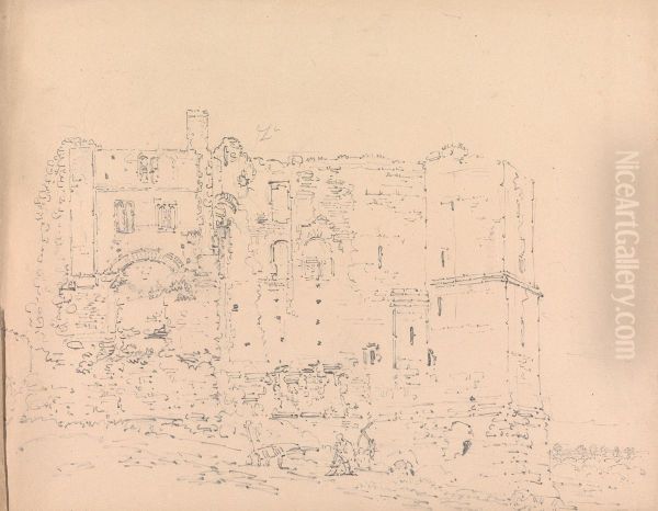Mettingham Castle, Suffolk, England - view 1