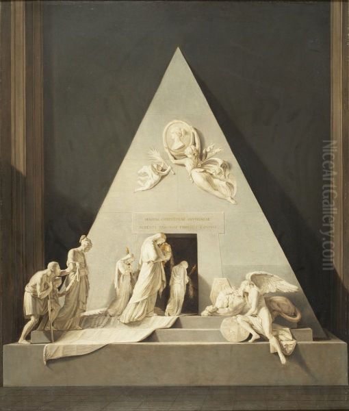 The Tomb of Maria Christina of Austria, by Antonio Canova - view 1