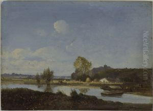 Landscape by Theodore Rousseau