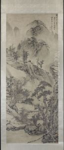 Mountains, Ming style by Shen Zhou