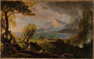 The Course of Empire-The Savage State by Thomas Cole