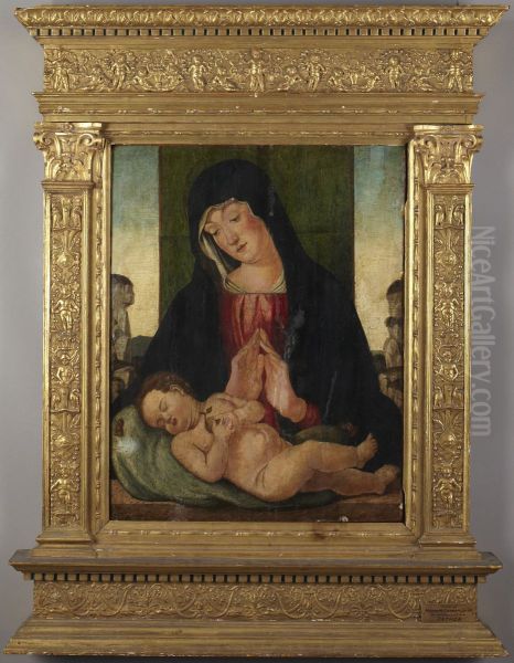Madonna Adoring Sleeping Child - view 1