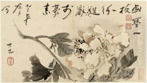 Flowers and Calligraphy (Hua niao za hua ce hua niao za hua ce) by Gao Fenghan