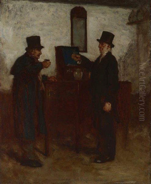 Study for A Glass with the Squire - view 1