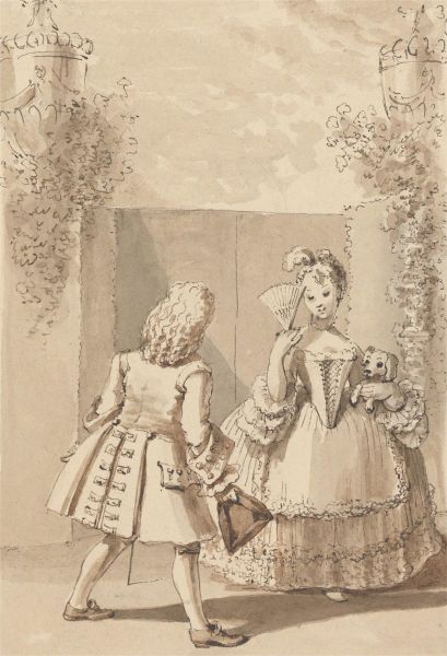Hogarth Declaring His Love to Miss Thornhill - view 1