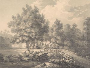 A Rustic Scene by Thomas Hearne