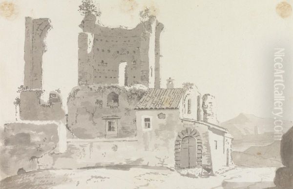 Ruins Outside Rome - view 1