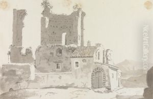 Ruins Outside Rome by Sir George Beaumont, 7th Baronet