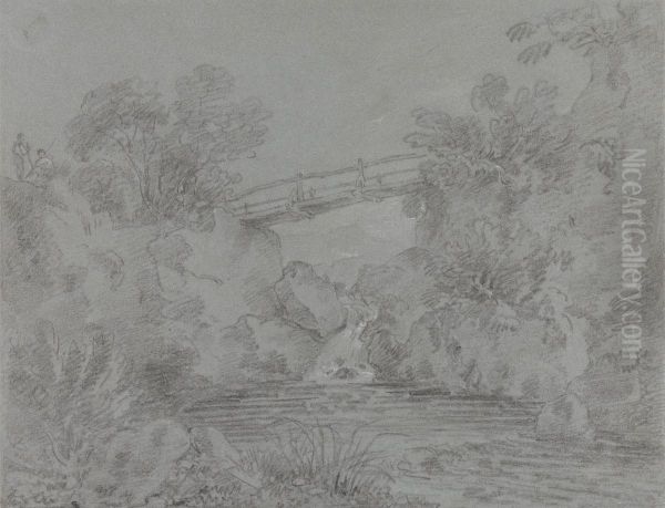 Bridge over Pool at Llanrwst - view 1