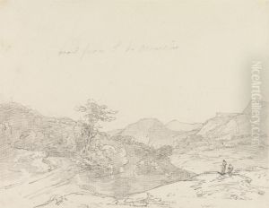 Between Llangollen and Oswestry by Sir George Beaumont, 7th Baronet