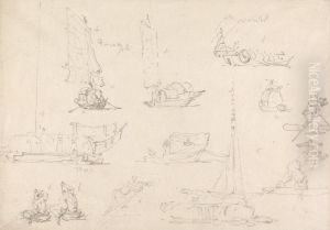 Studies of Chinese Junks and Boatmen