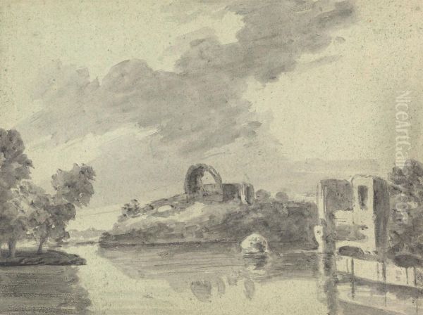 River view with Ruins - view 1