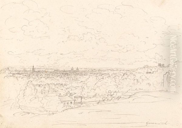Distant View of Greenwich - view 1