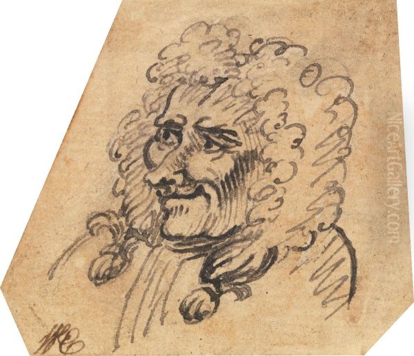 Grotesque Male Head - view 1