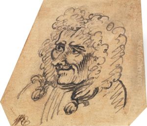 Grotesque Male Head